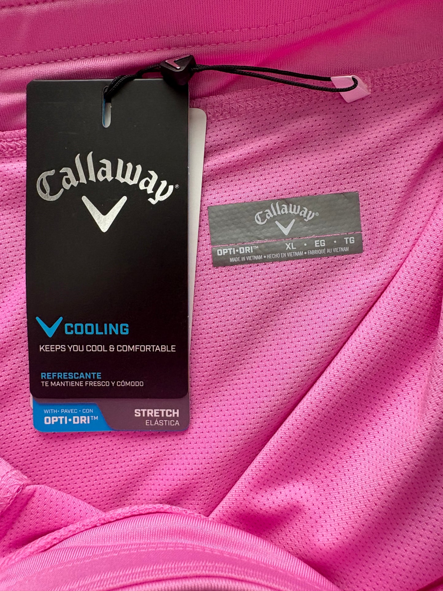 Callaway Knit Skort Colour Pink Sunset Size XL
