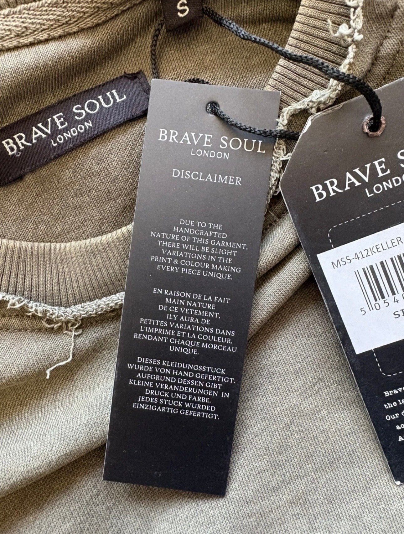 Brave Soul Zip Side Casual T-Shirt
Colour Khaki Size S