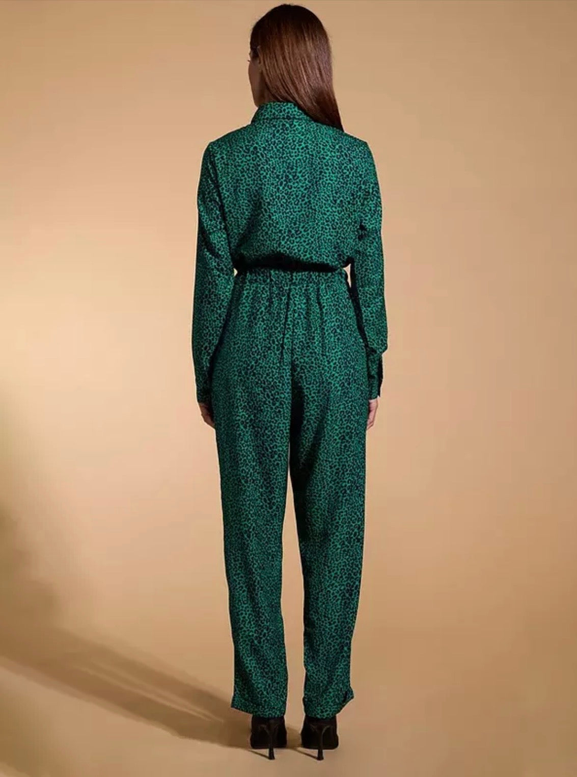 Dancing Leopard Roxanna Jumpsuit Colour Green/Black