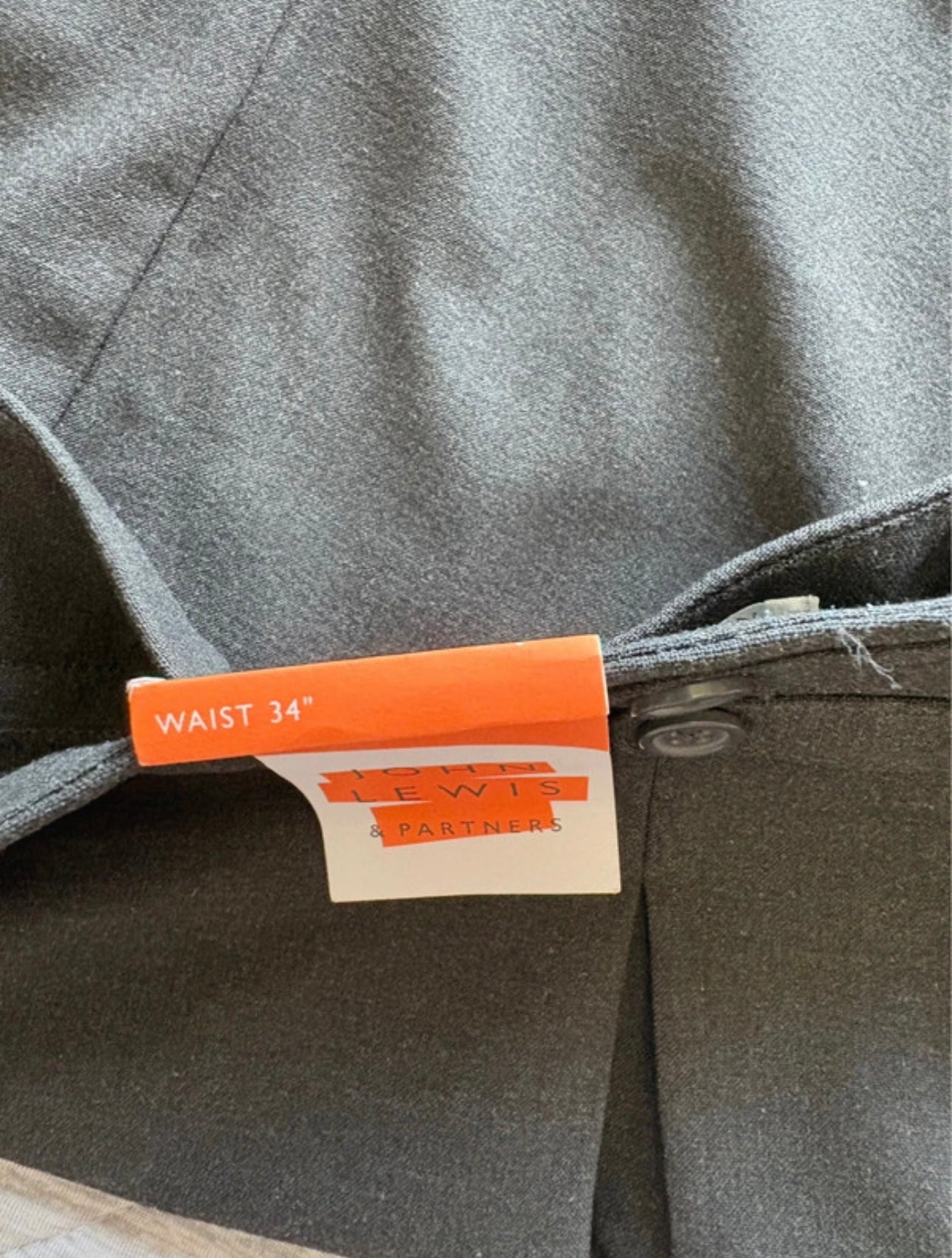 John Lewis Pencil Skirt Colour Grey Size 34” Waist