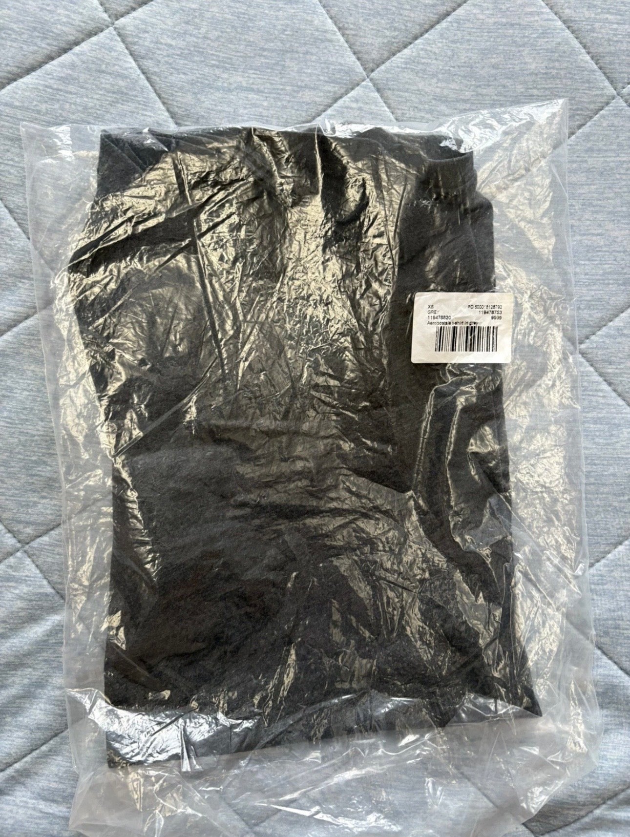 Aeropostale Printed Short Sleeve T-shirt Size XS Colour Grey