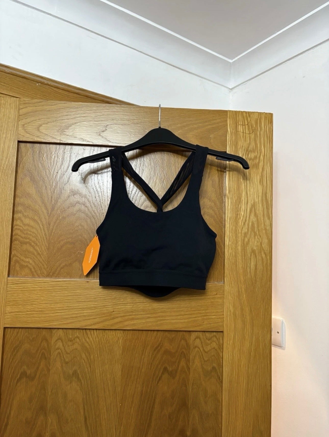 Supremacy Peak Twist Back Bra
Colour Black Size M