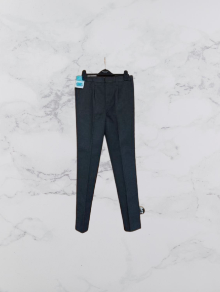 John Lewis Slim Fit Longer Length Trousers Colour Grey Size 10 Years