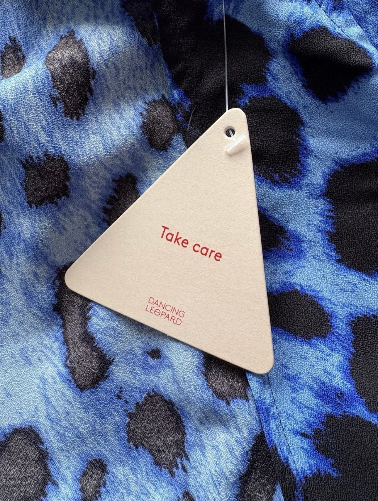 Dancing Leopard Kyla Leopard Sleeveless Wrap Dress Colour Blue/Black Size 10