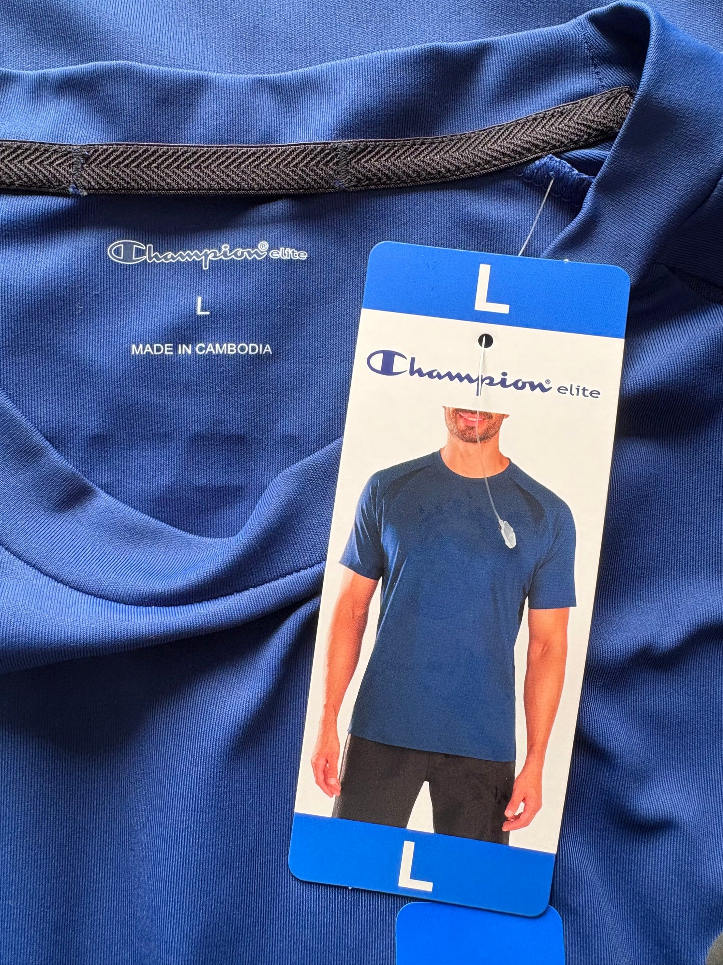 Champion Short Sleeve T-Shirt Colour Jewel Sapphire Size L