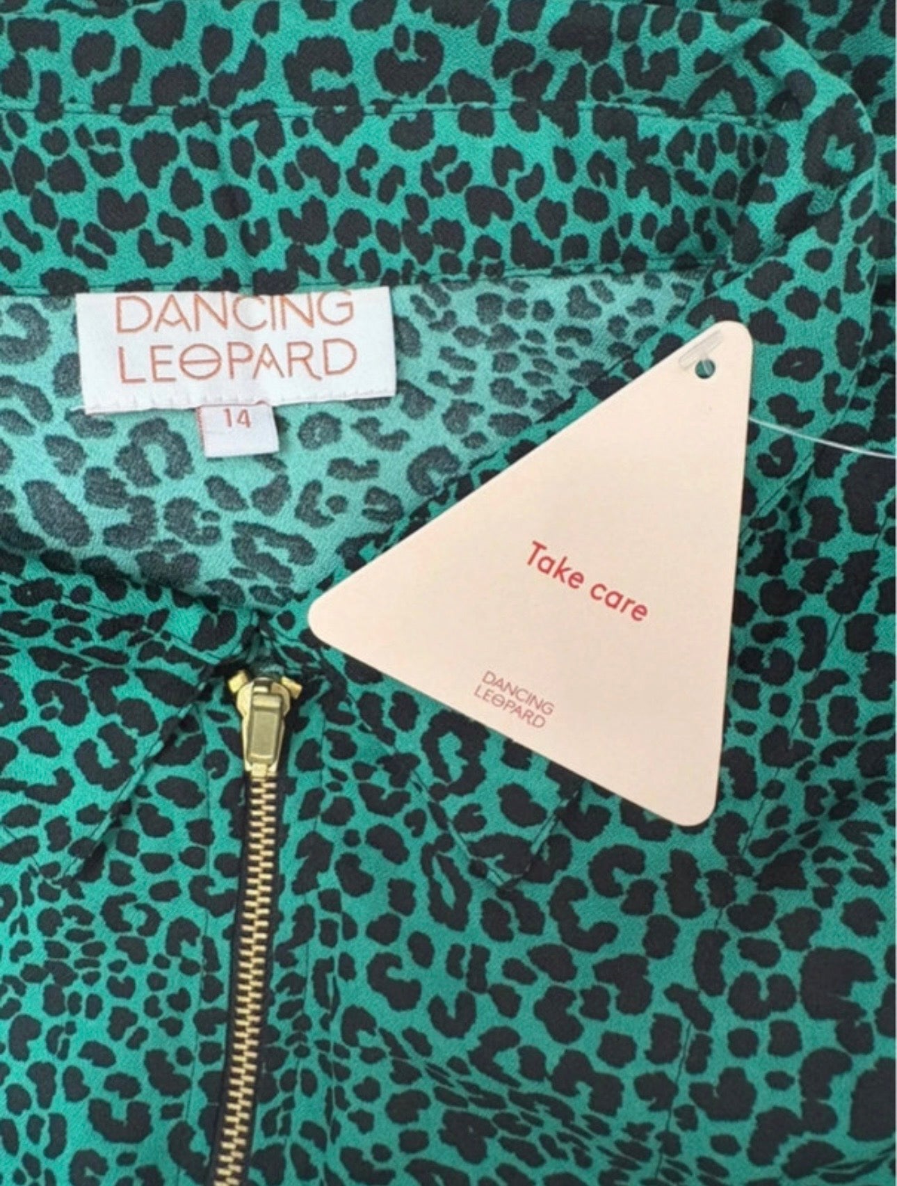 Dancing Leopard Roxanna Jumpsuit Colour Green/Black