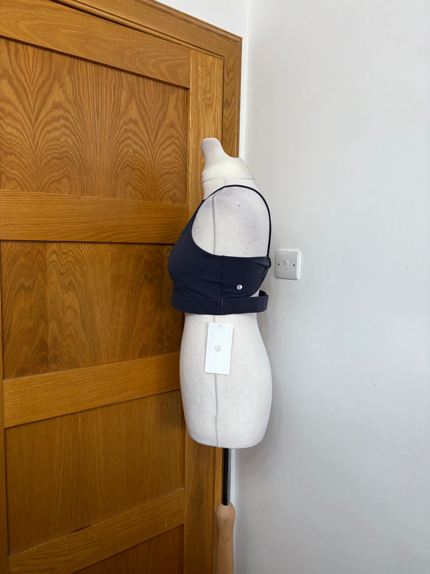 Colorfulkoala Dreamlux Bowknot Strappy Sports Top Colour Blue Ink