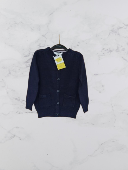 John Lewis Pocket Cardigan Colour Navy Size 3-4 Years