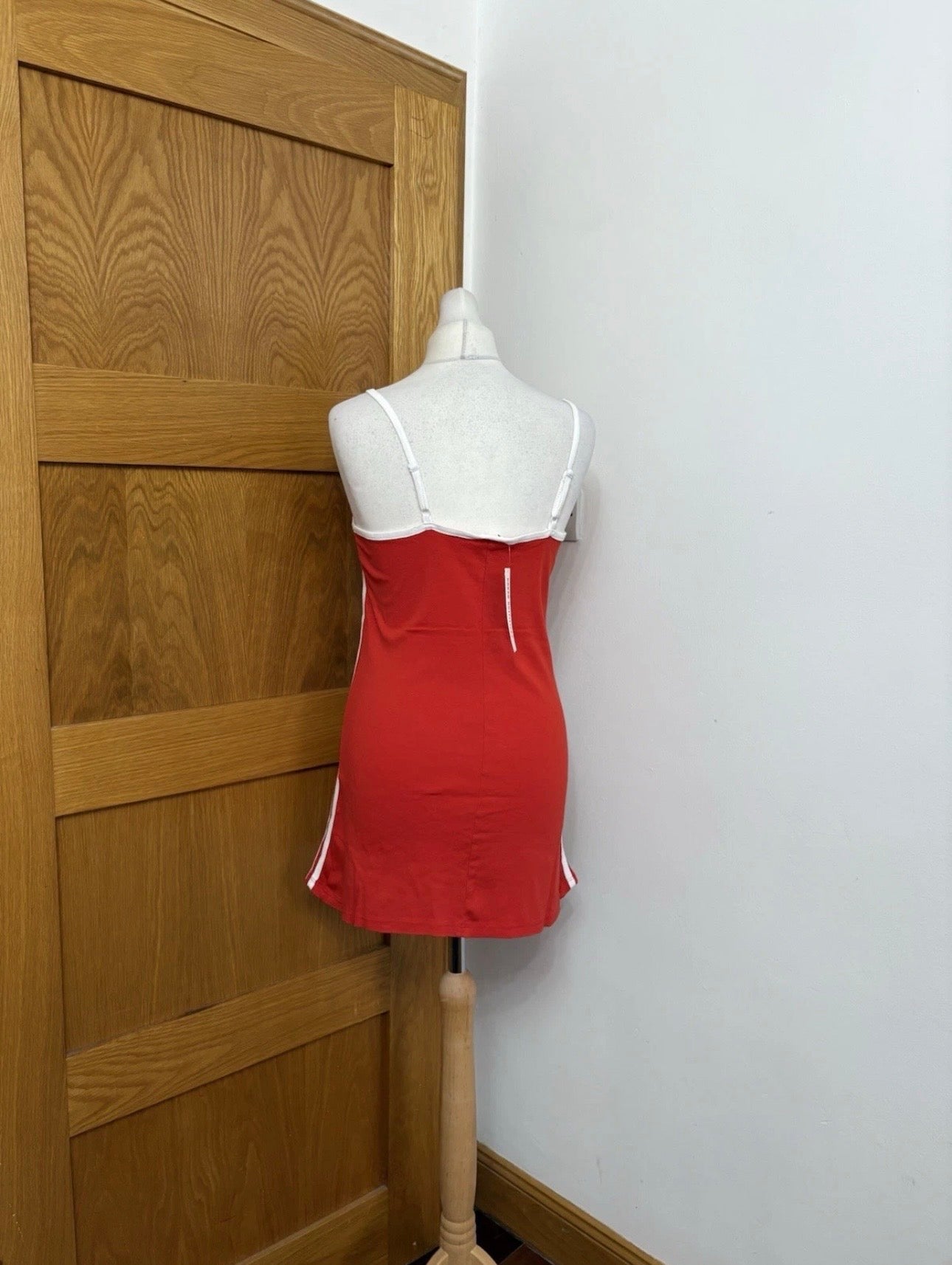 Urban Outfitters 'It's not me it's you' Mini Dress Colour Red/White Size L