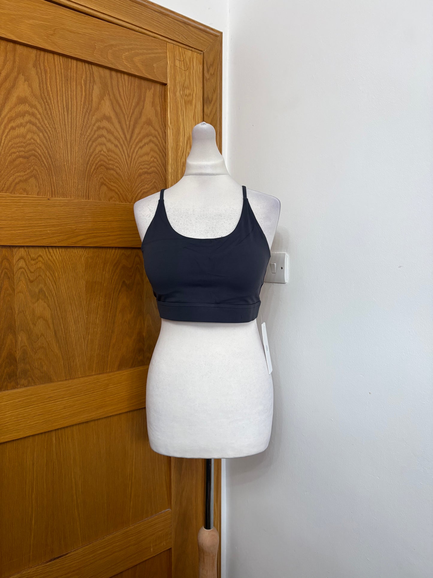 Colorfulkoala Dreamlux Bowknot Strappy Sports Top Colour Blue Ink