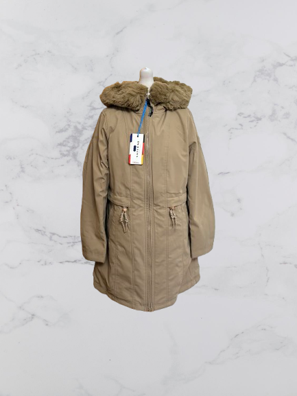 Saturne Reversible faux Fur Lined Jacket Colour Beige Size L