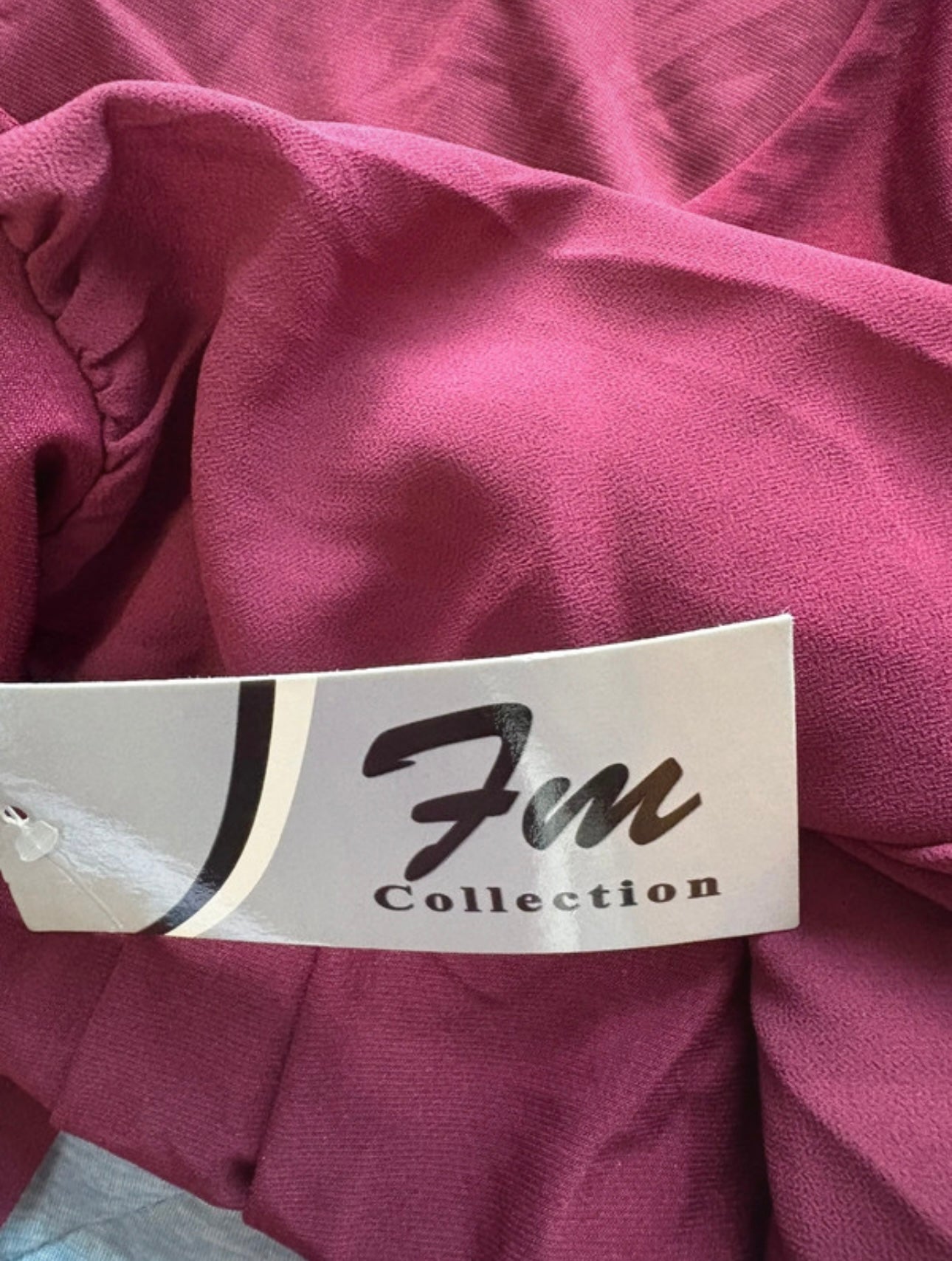 FM Collection long sleeve top Colour Burgundy Size L