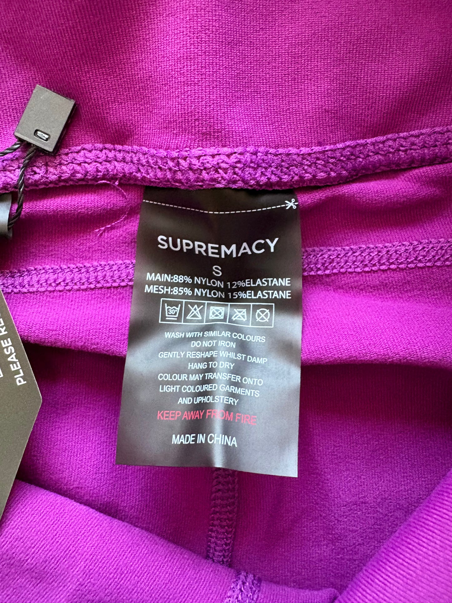 Supremacy Peak Shorts Colour Purple Size S