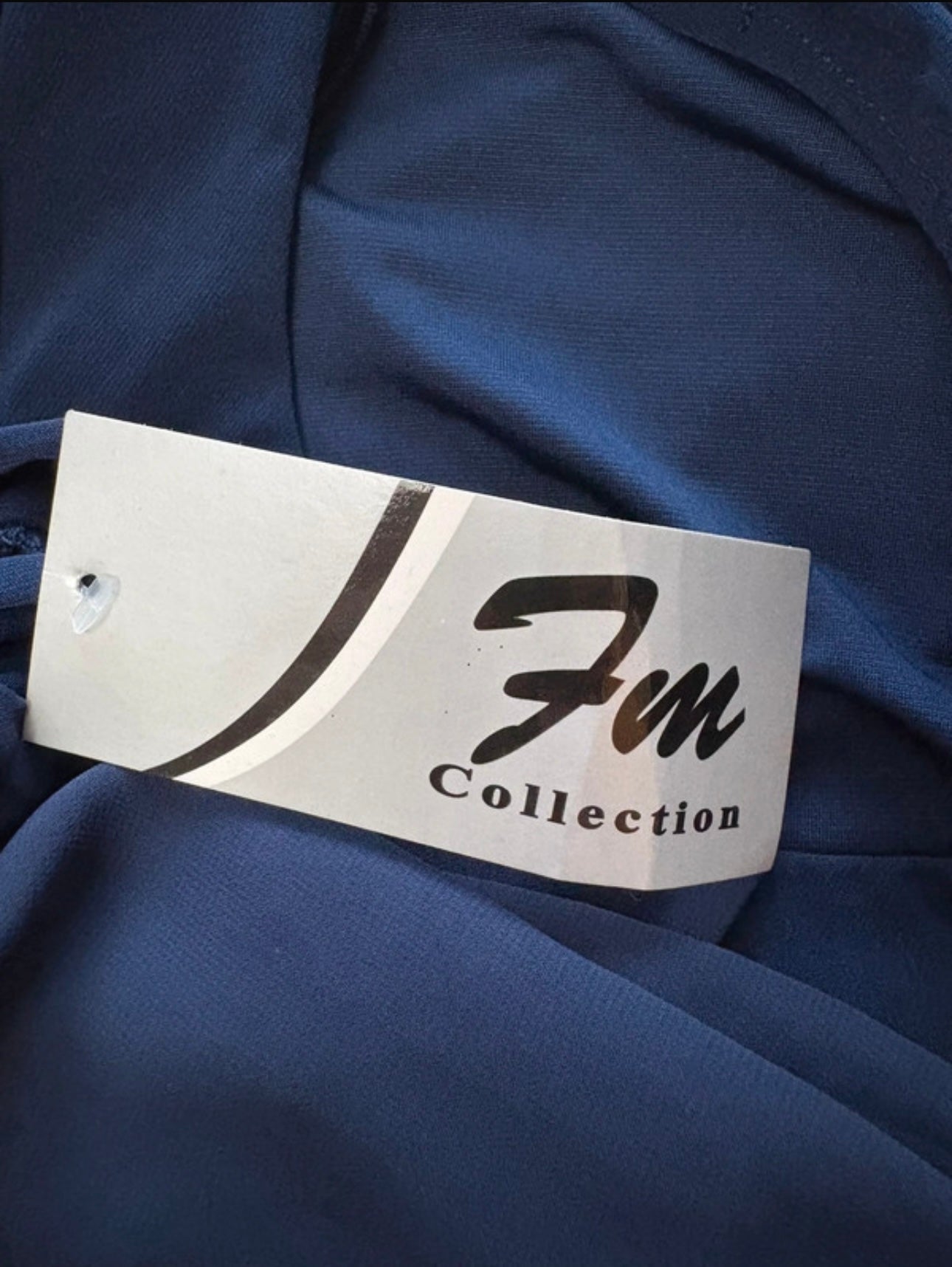 FM Collection long sleeve top Colour Navy Size M