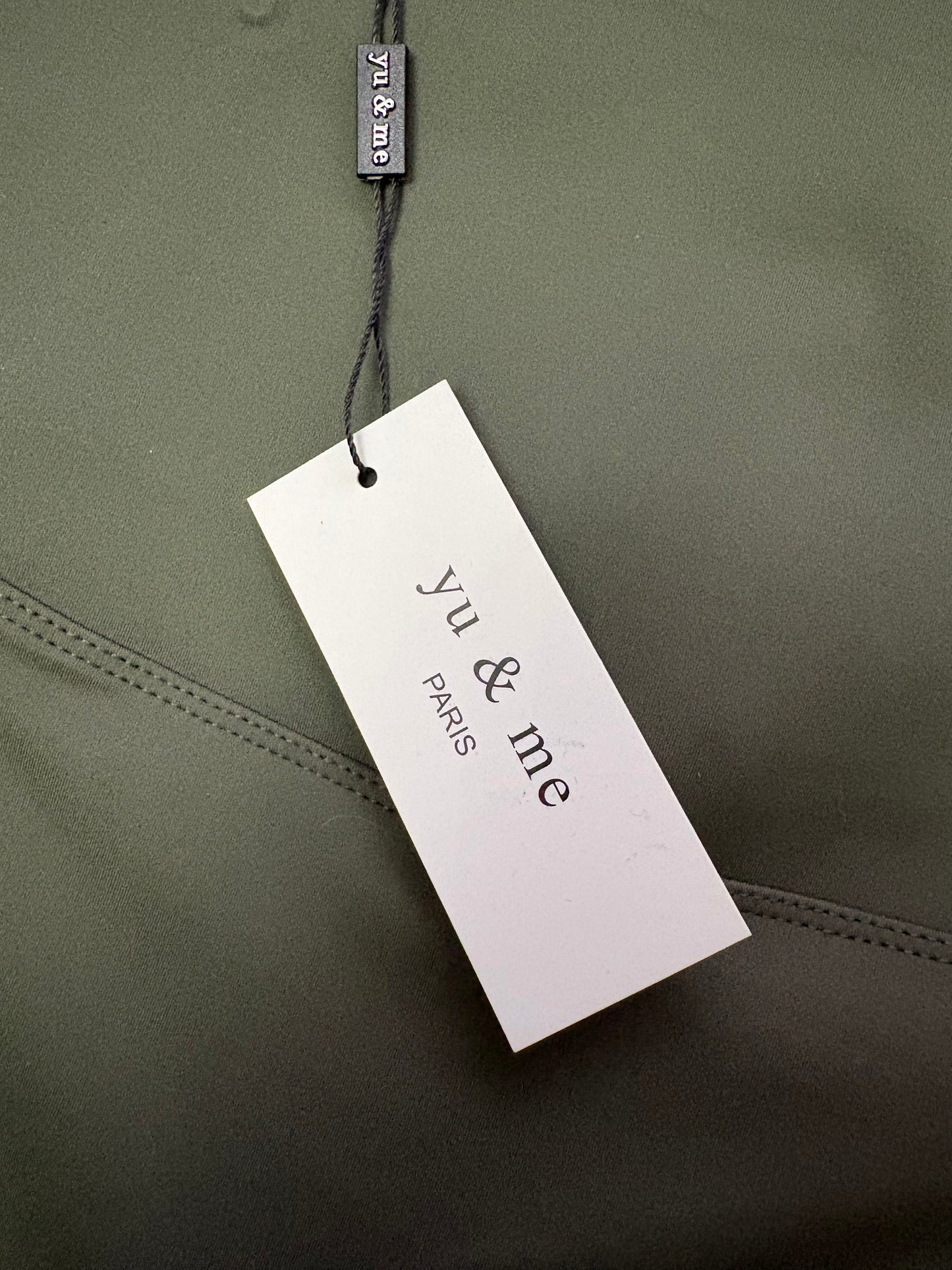 Yu & Me Cycling Shorts Colour Khaki Size M/L UK Size 8/10