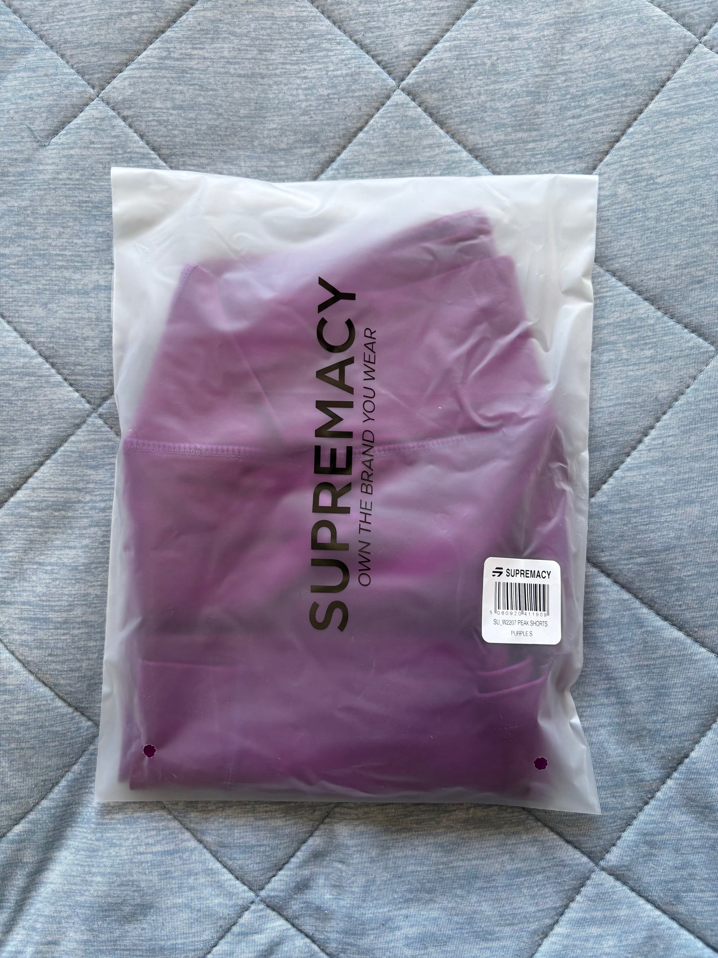 Supremacy Peak Shorts Colour Purple Size S