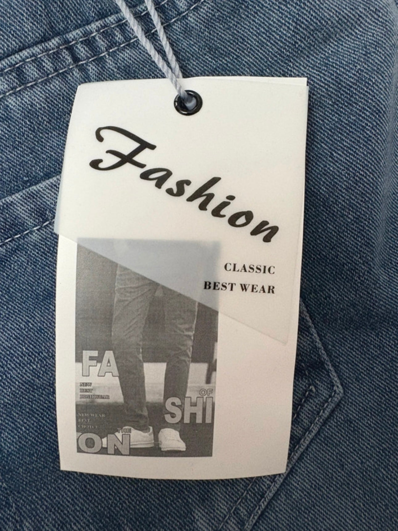 Chic BonBon Straight Leg Jeans Size XL Colour Blue