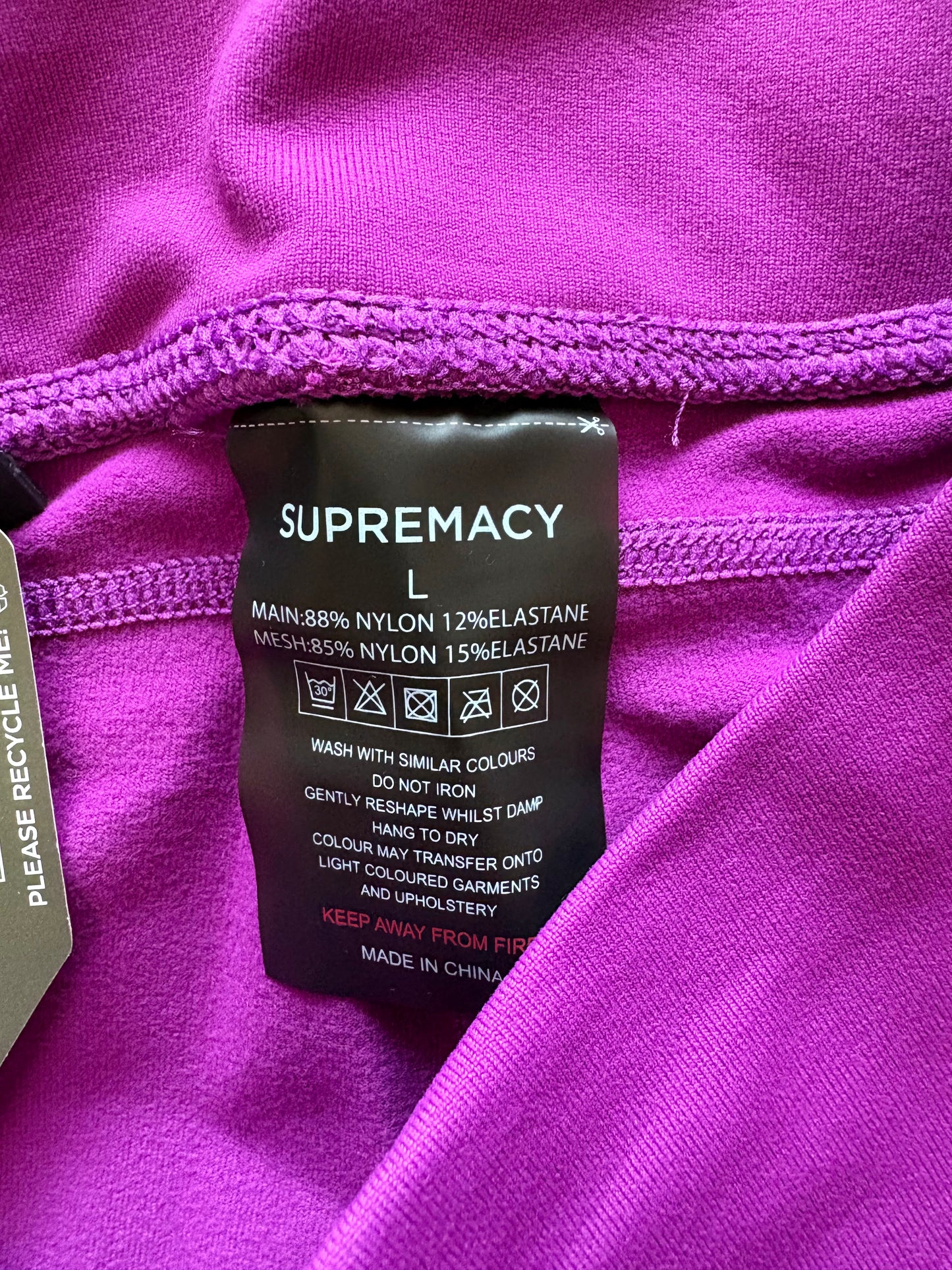 Supremacy Peak Shorts Colour Purple Size L