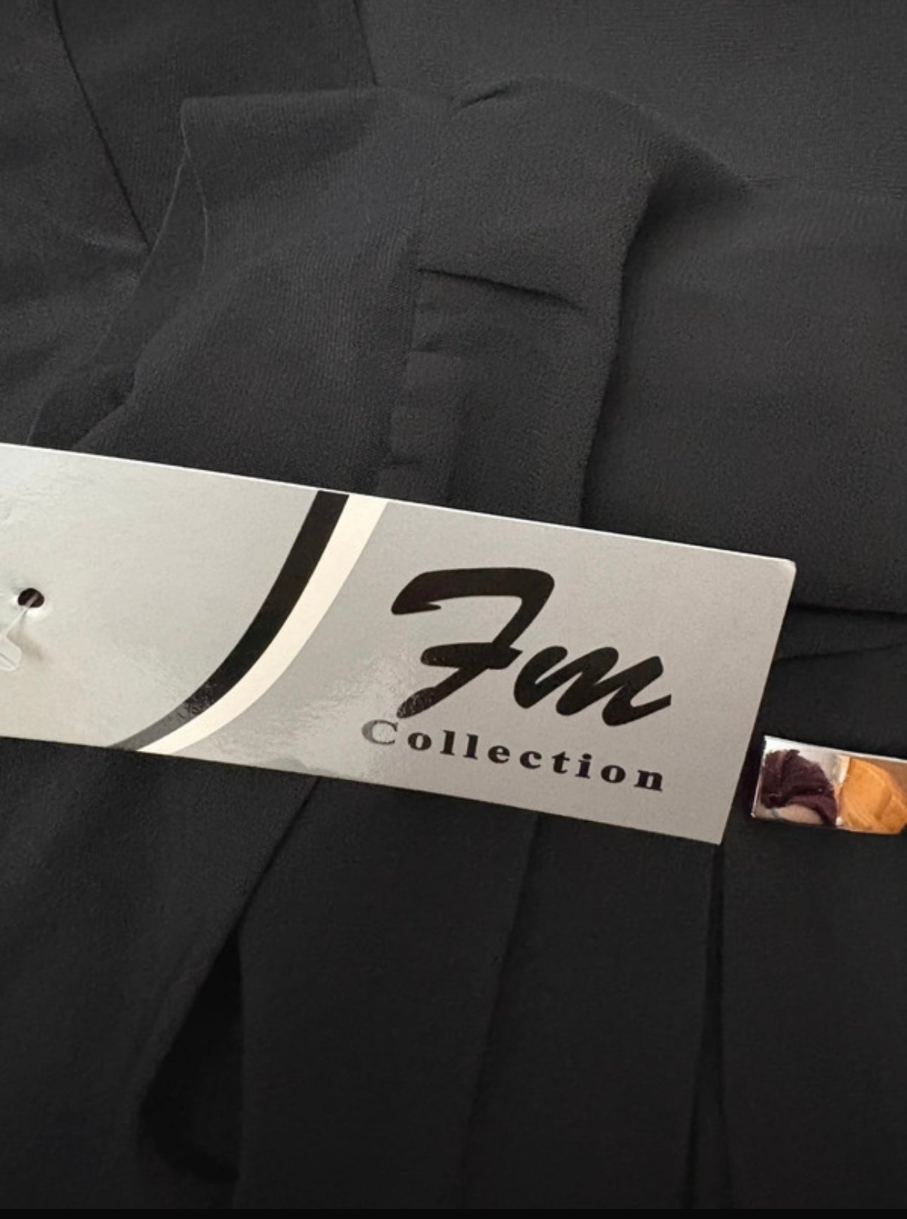 FM Collection long sleeve top Colour Black Size L