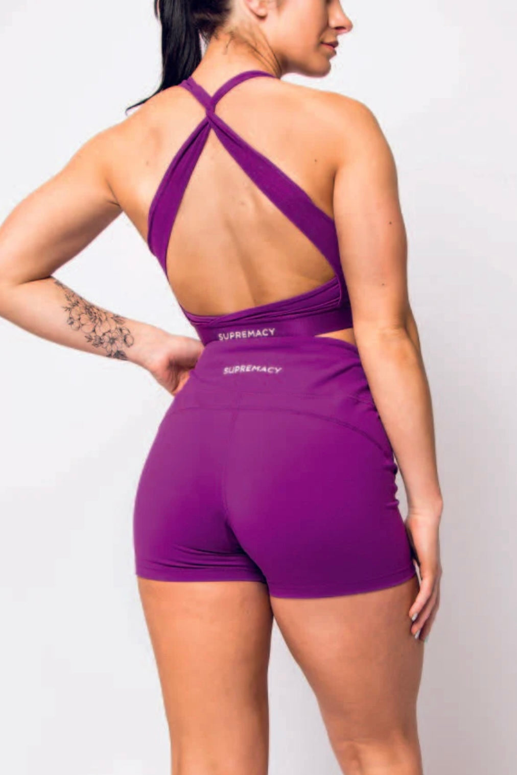 Supremacy Peak Shorts Colour Purple Size M