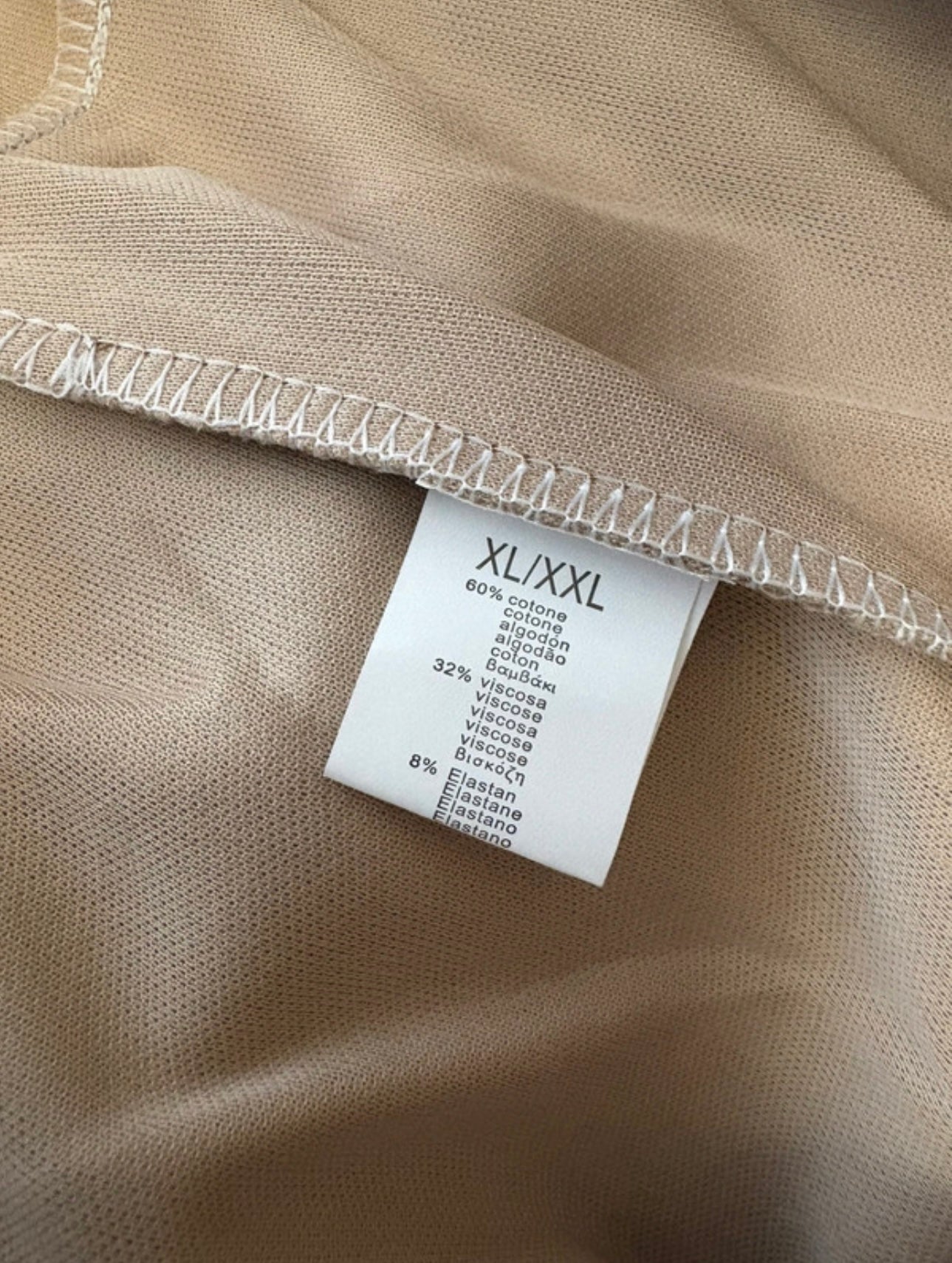 Comodo7 Flared Leg Jogging Trousers Colour Beige One Size 10-16