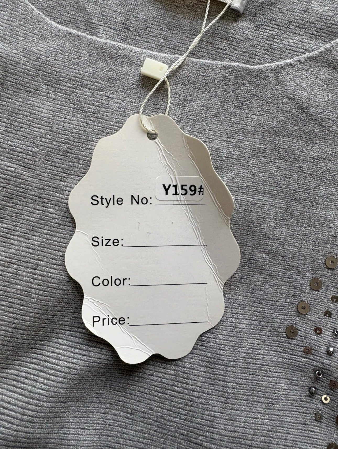 Best Live Sequin Batwing Jumper
Colour Grey One Size 10-16