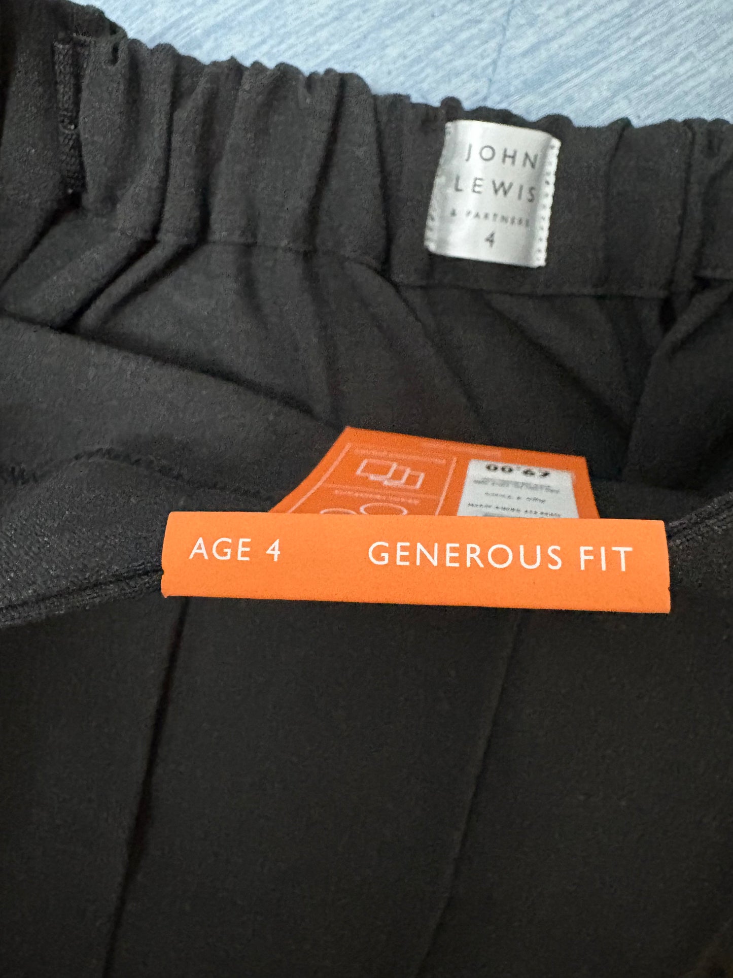 John Lewis Generous Fit Skirt Colour Grey Size 4 years
