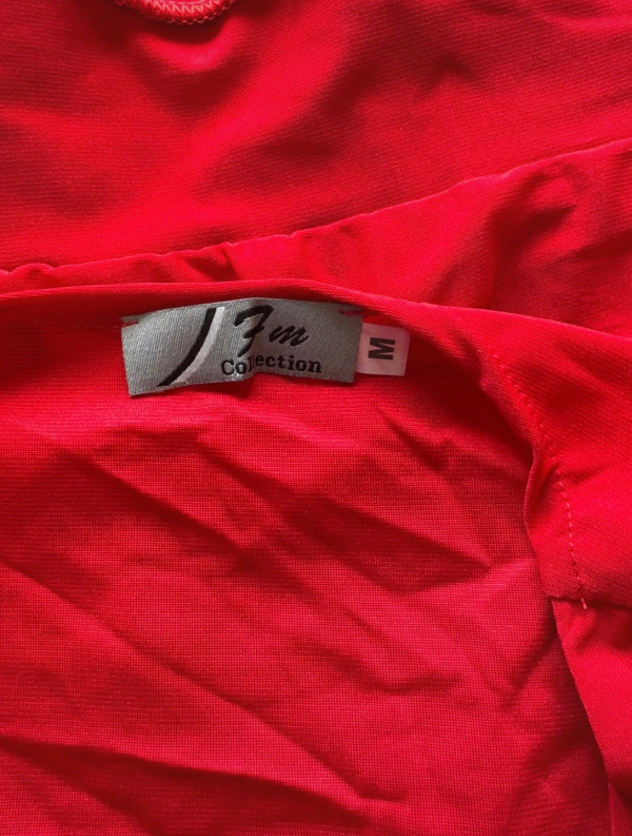 FM Collection long sleeve top Colour Red Size M