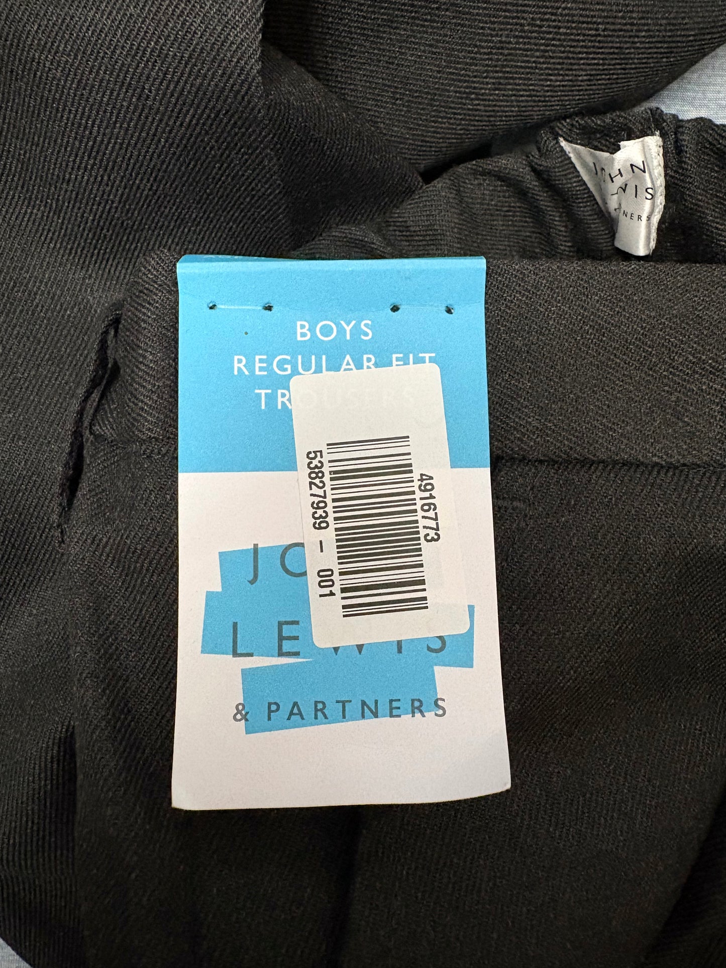 John Lewis Regular Fit Trousers Colour Grey Size 11 Years