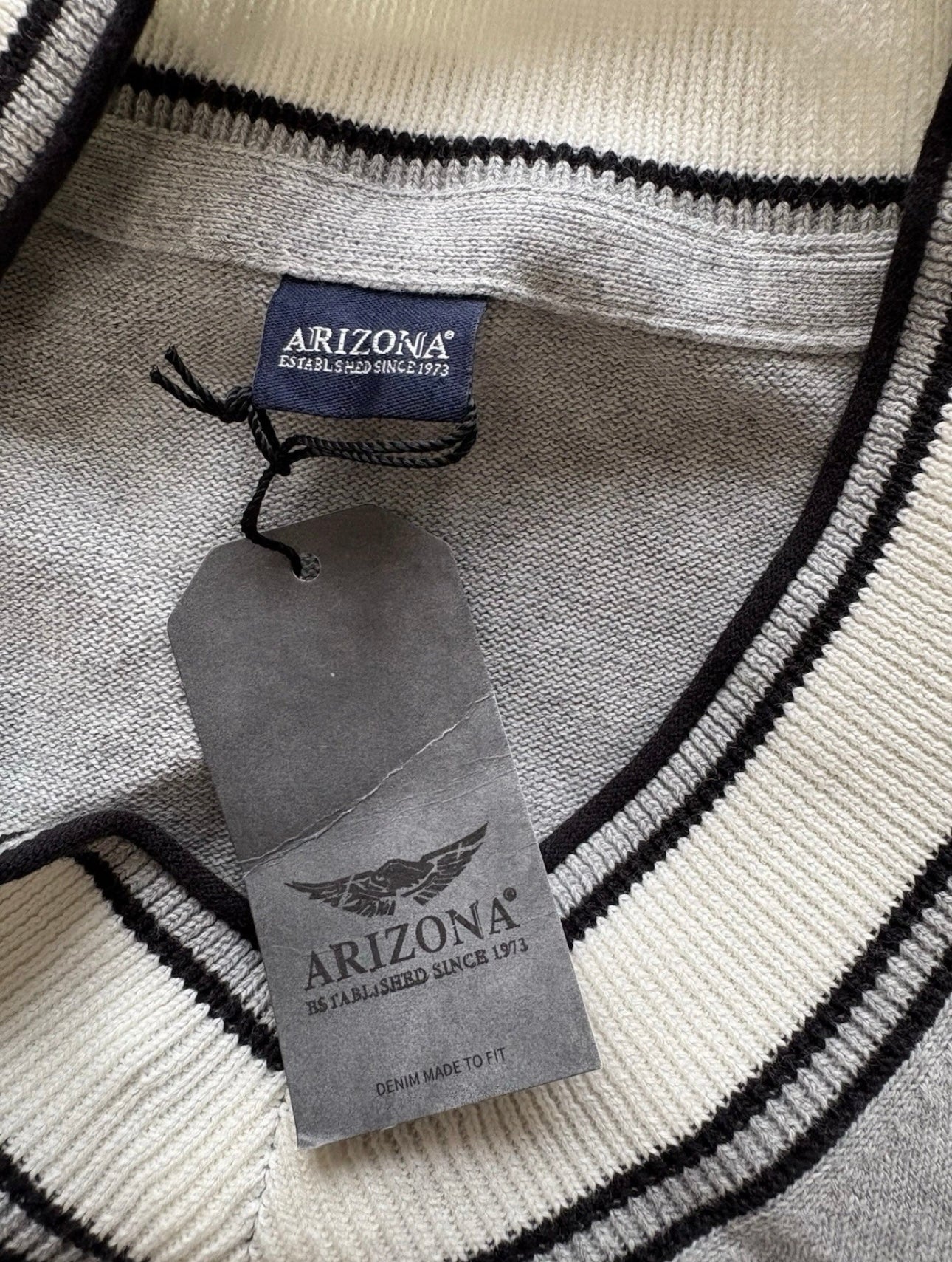 Arizona V Neck Jumper Colour Grey Size 6/8