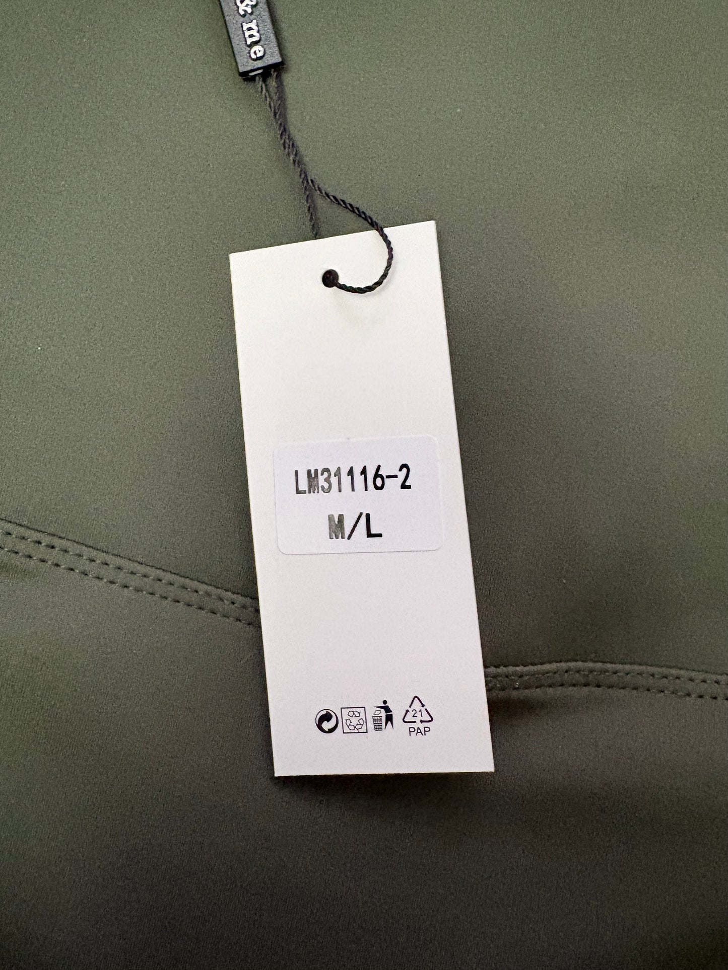 Yu & Me Cycling Shorts Colour Khaki Size M/L UK Size 8/10