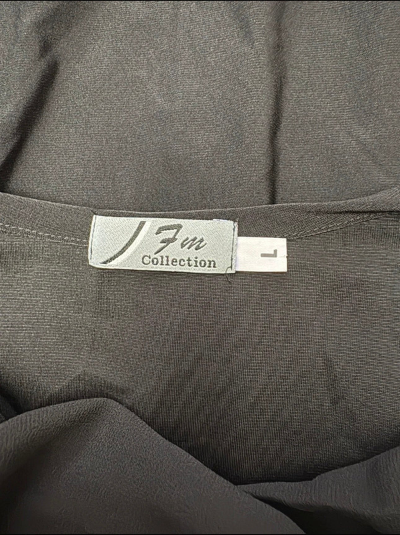 FM Collection long sleeve top Colour Black Size L