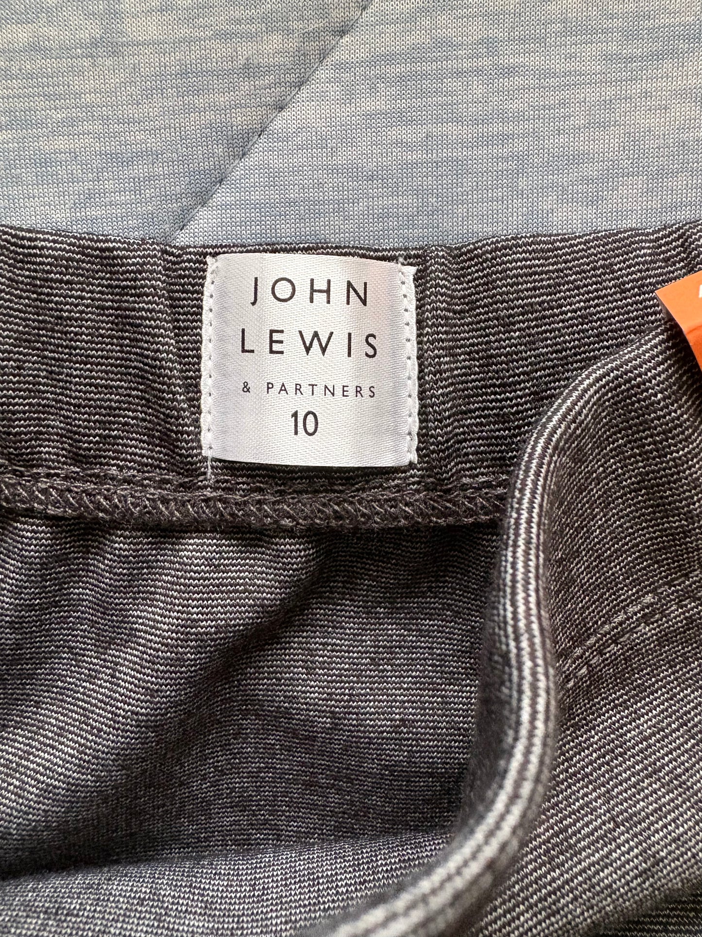 John Lewis Jersey Panel Pleated Skirt Colour Grey Size 10 Years