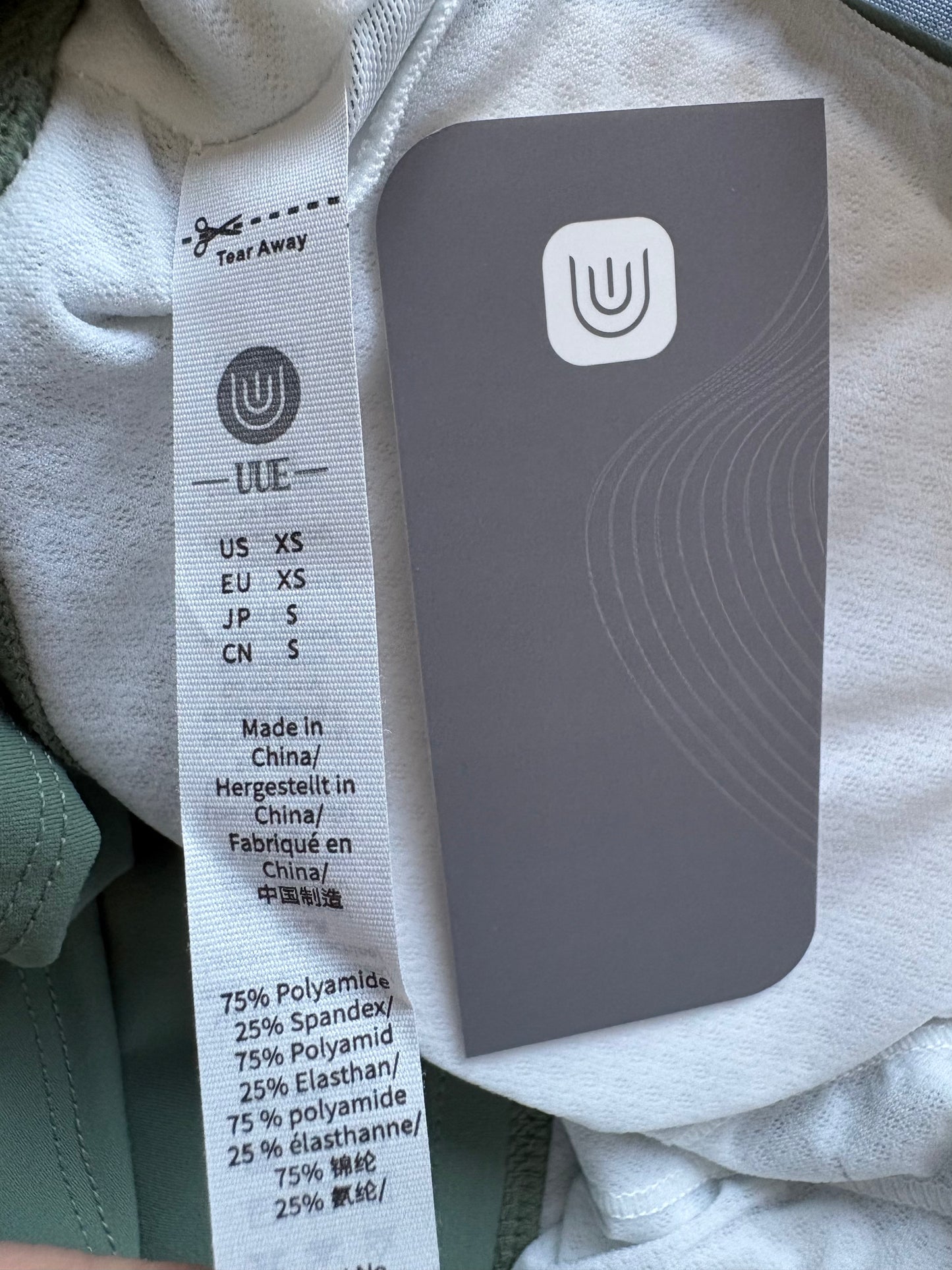 Utter Unique Elegance Sports Top Colour Green Size XS