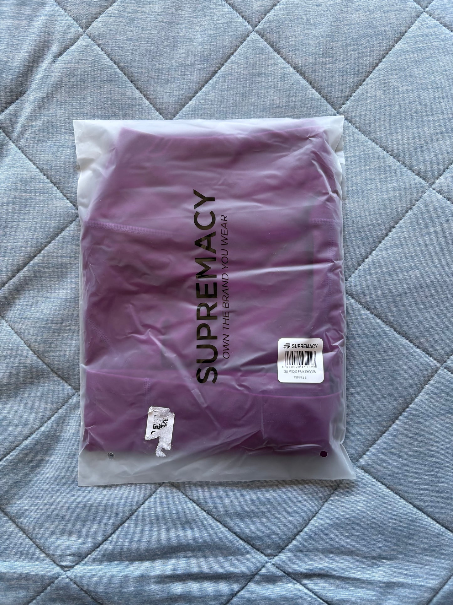 Supremacy Peak Shorts Colour Purple Size L