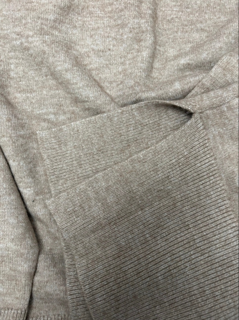 Papillonne Roll Neck Jumper Colour Beige One Size 10-22