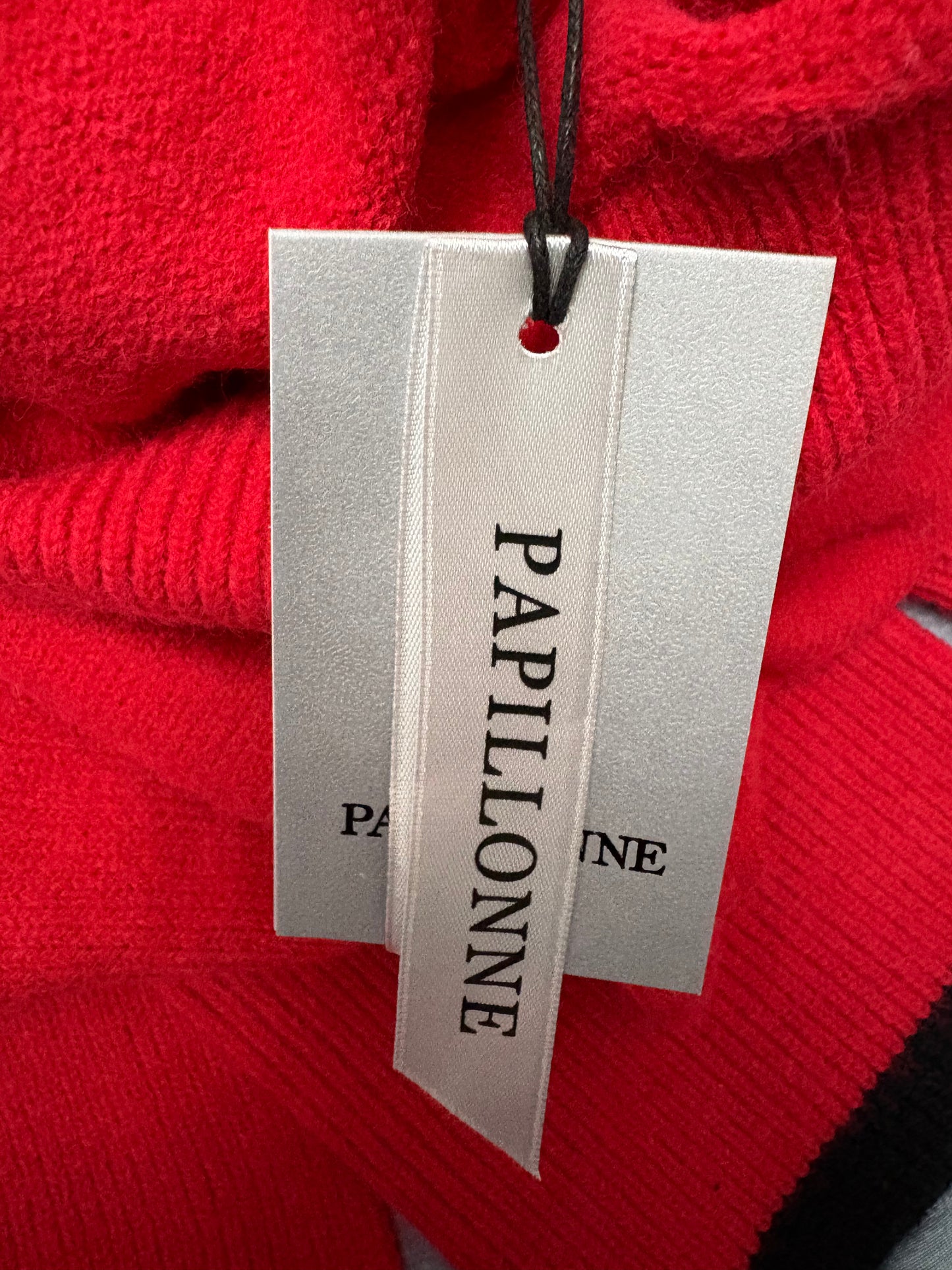 Papillonne Roll Neck Jumper Colour Red One Size 10-22