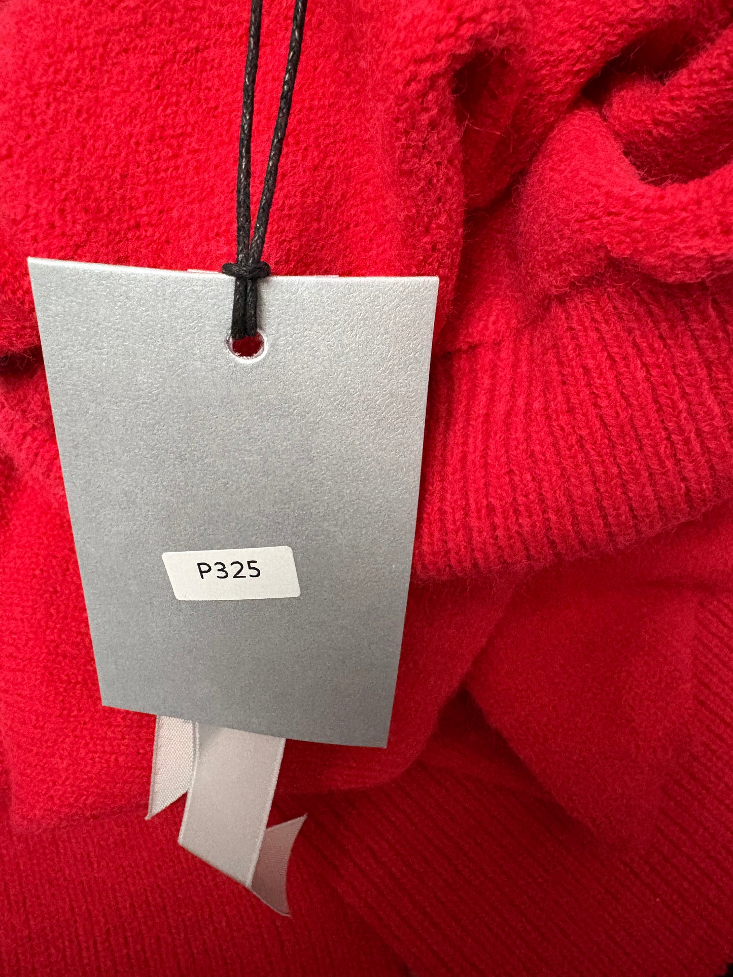 Papillonne Roll Neck Jumper Colour Red One Size 10-22