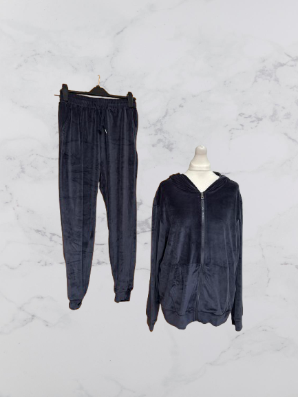 Love My Fashions Velvet Set Colour Charcoal One Size 10-16
