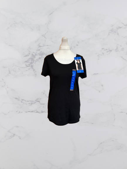 Kirkland Signature Pima Cotton Short Sleeve Tee Colour Black Size L