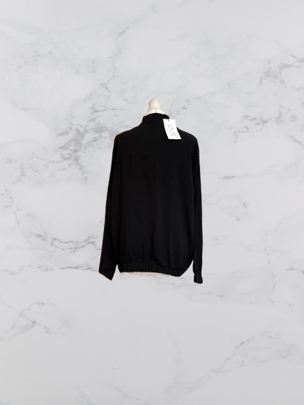 Your Clothing Limited Collection Bomber Style Long Sleeve Top Colour Black Size 14