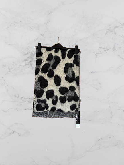 Martissima By Marta Marzotto Supersoft Scarf/Shawl Colour Black/Cream One Size