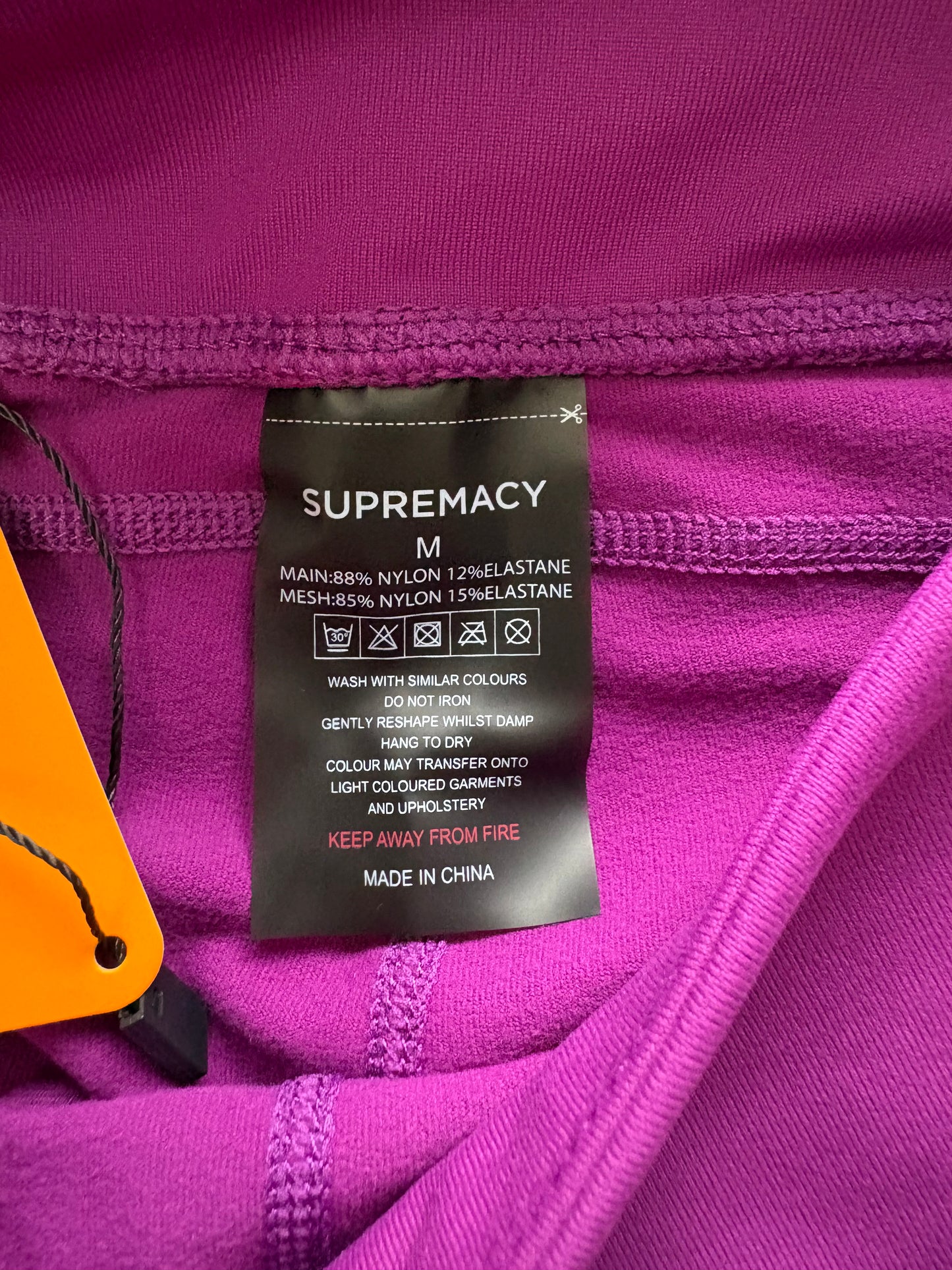 Supremacy Peak Shorts Colour Purple Size M