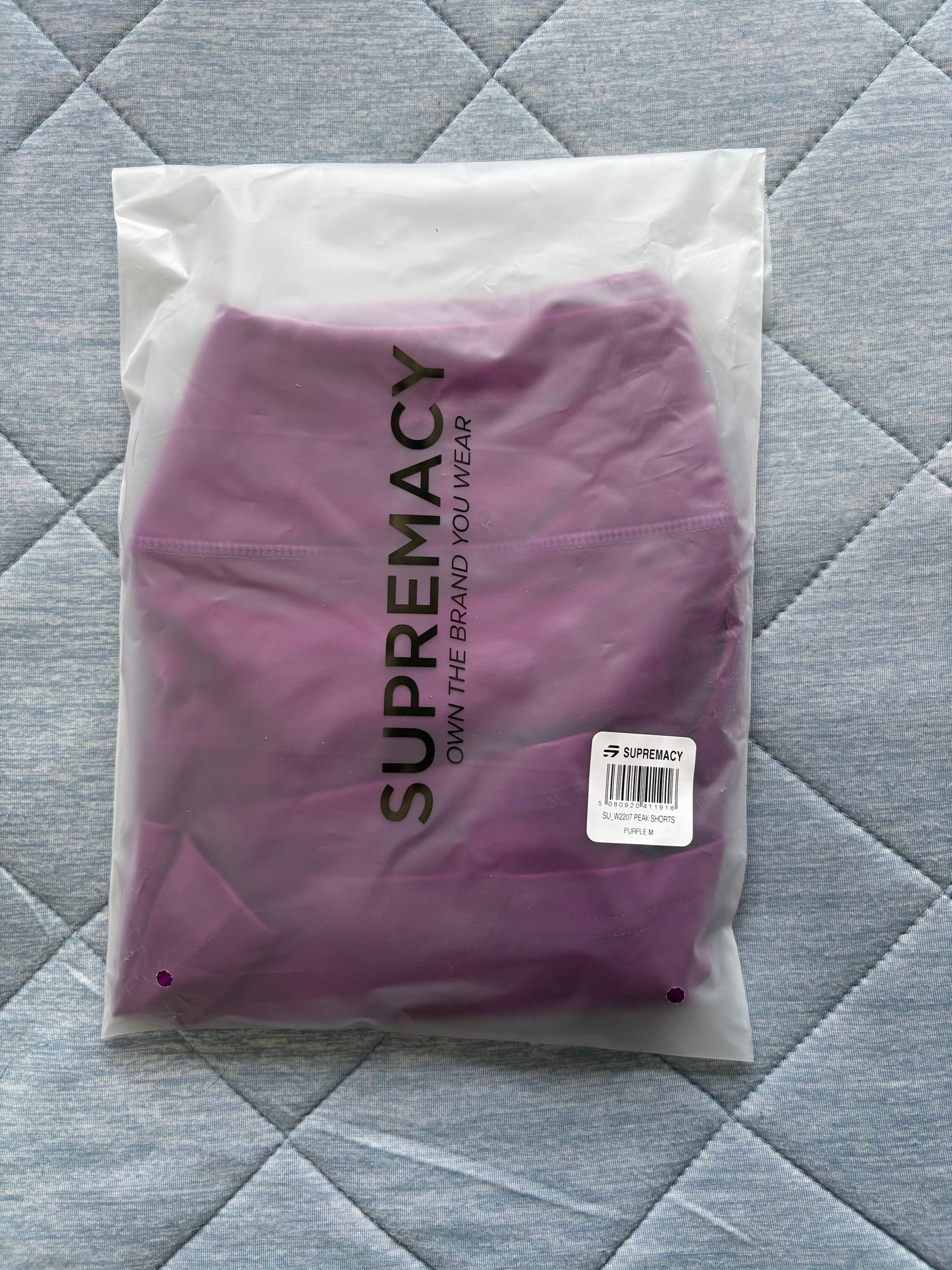 Supremacy Peak Shorts Colour Purple Size M