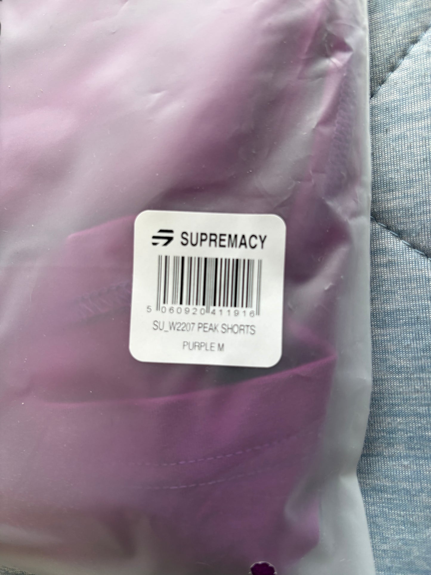 Supremacy Peak Shorts Colour Purple Size M