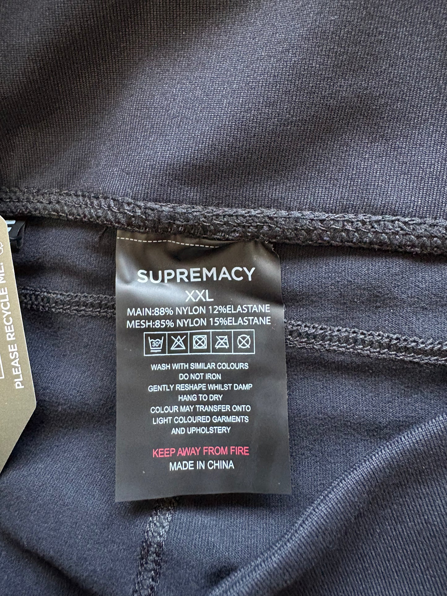 Supremacy Peak Shorts Colour Black Size XXL