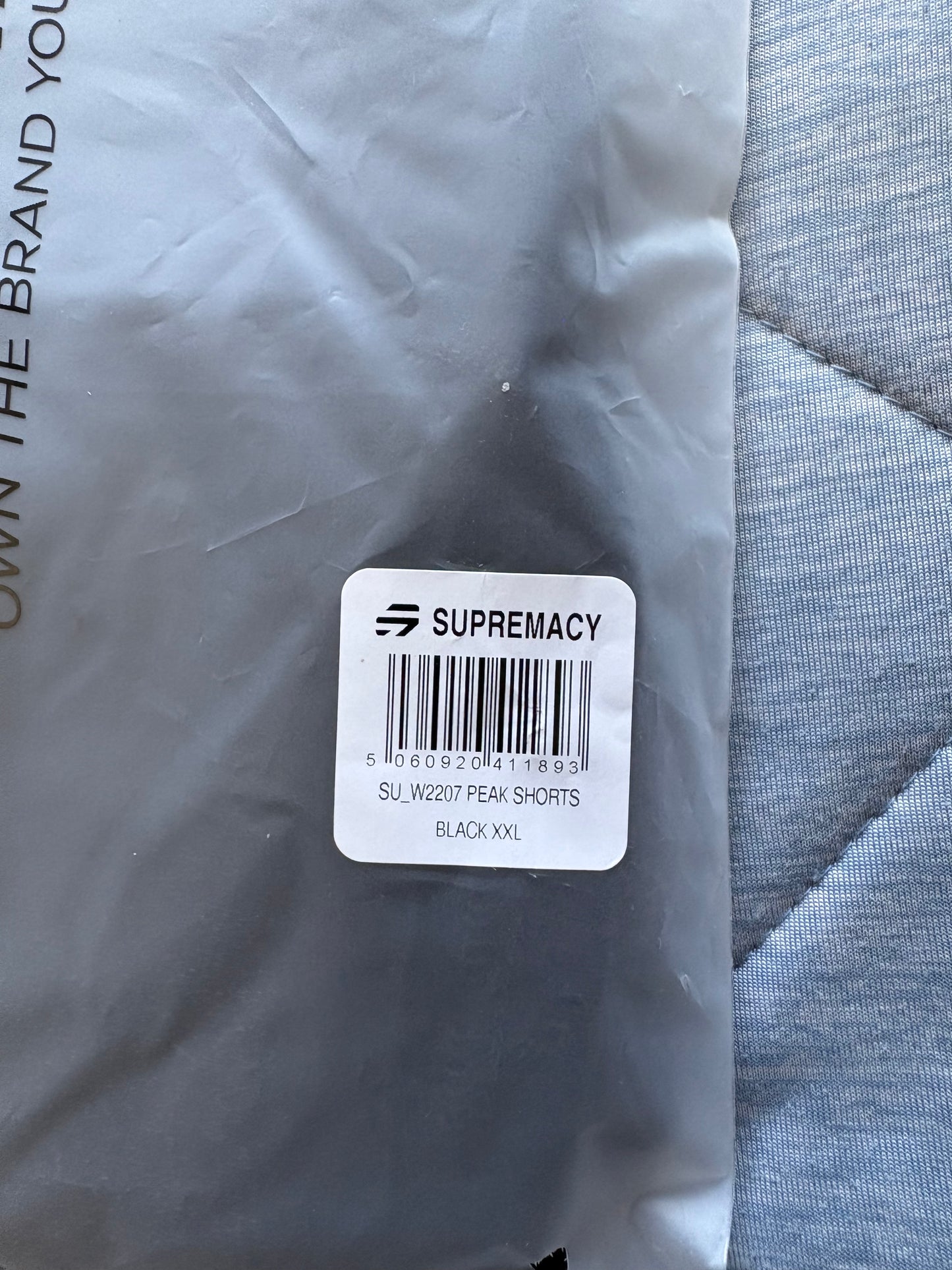 Supremacy Peak Shorts Colour Black Size XXL