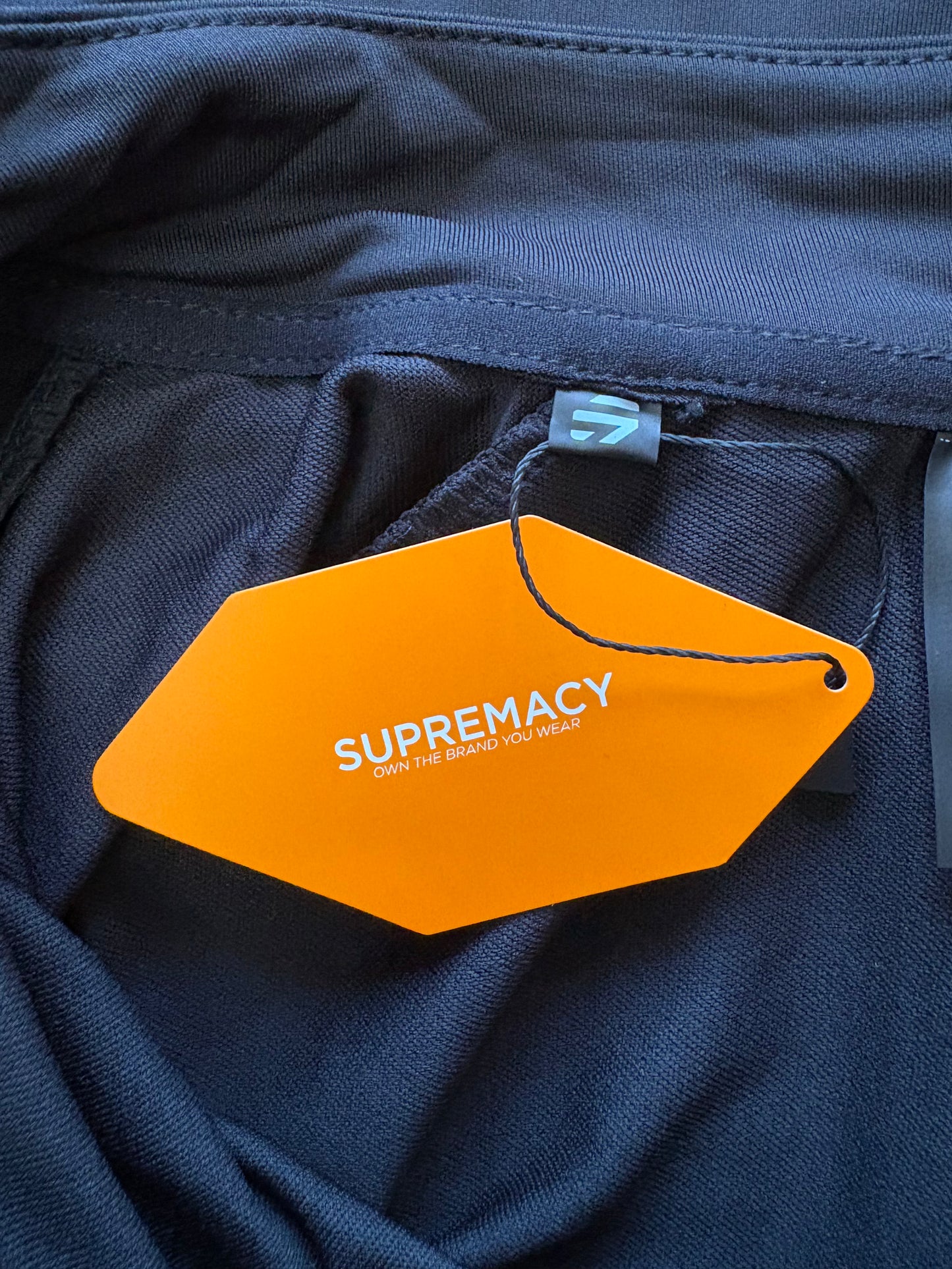 Supremacy Cross Quarter Zip Long Sleeve Top Colour Black Size M