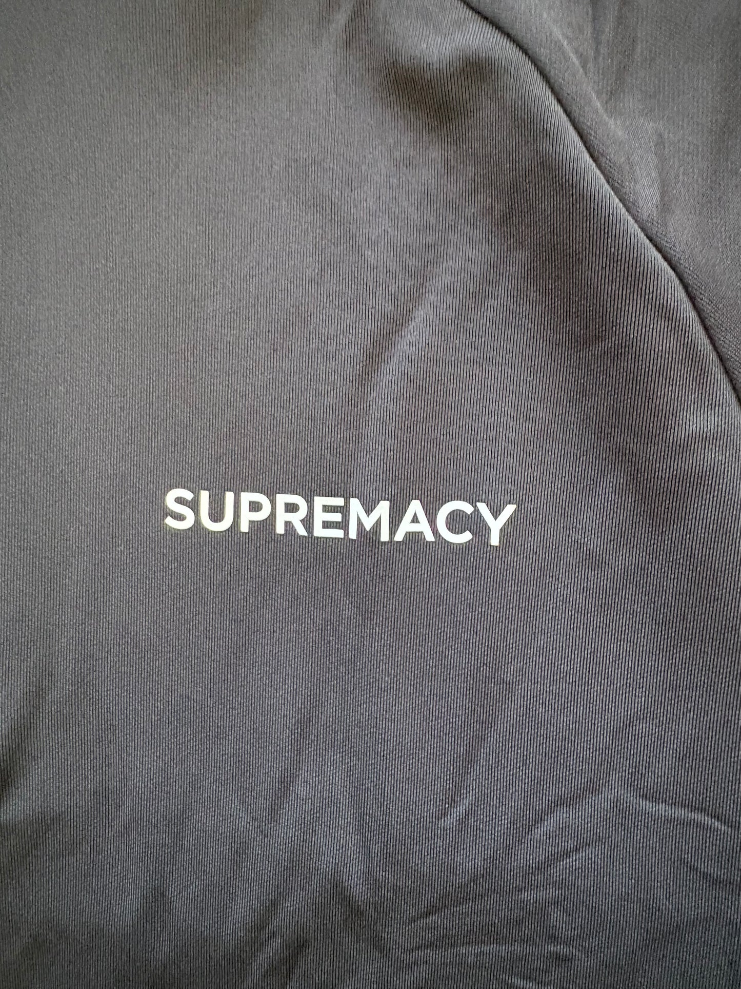 Supremacy Cross Quarter Zip Long Sleeve Top Colour Black Size M