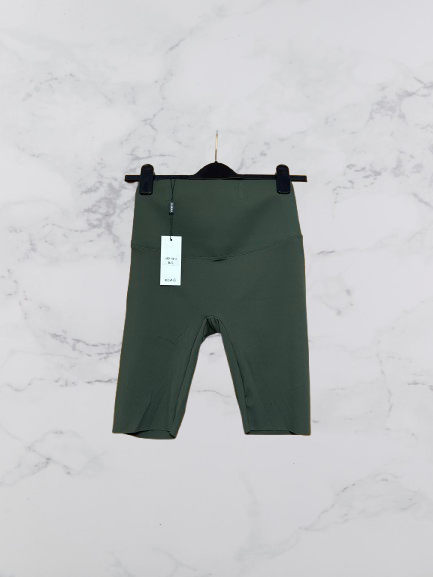 Yu & Me Cycling Shorts Colour Khaki Size M/L UK Size 8/10